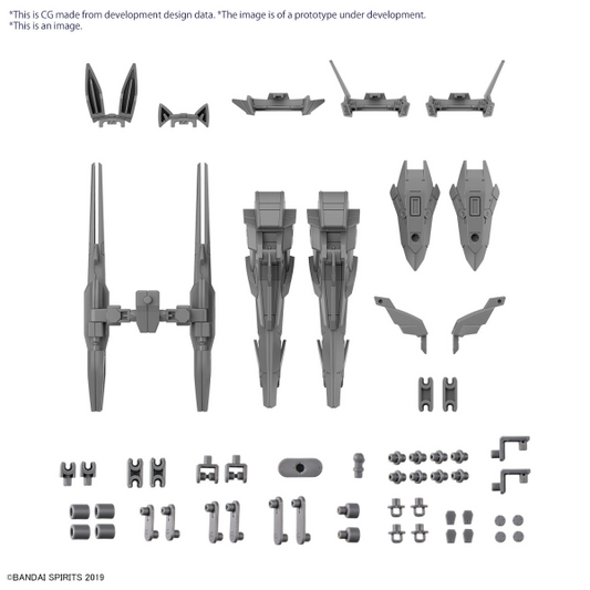 30MM 1/144 OPTION PARTS SET 13 (LEG BOOSTER UNIT / WIRELESS WEAPON PACK)