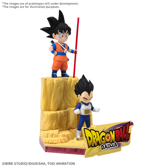 DRAGON BALL DAIMA MODEL KIT SON GOKU (MINI) & VEGETA (MINI)