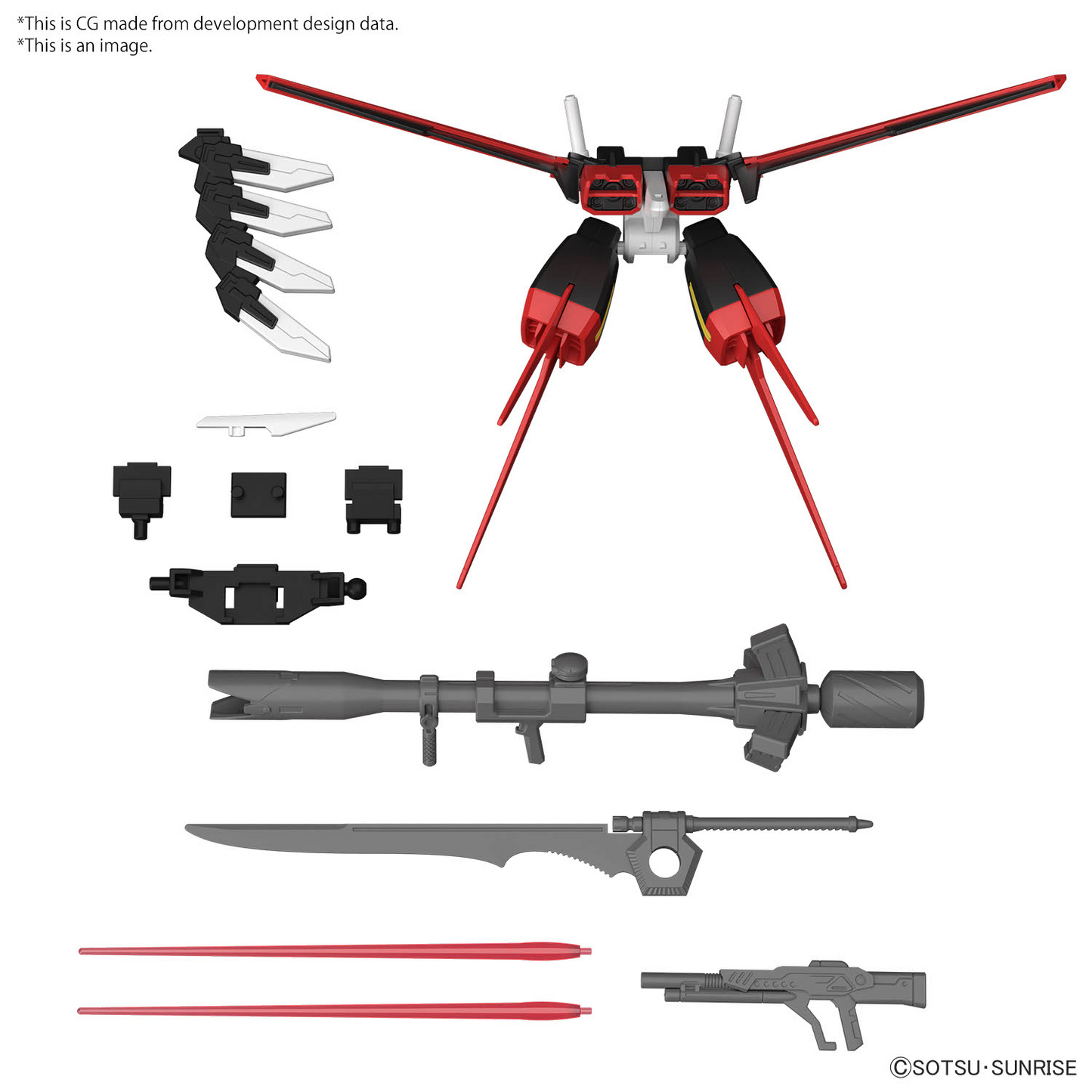 EG OPTION PARTS SET GUNPLA 01 (AILE STRIKER)