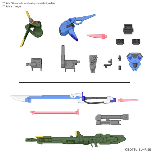 EG OPTION PARTS SET GUNPLA 02 (LAUNCHER STRIKER & SWORD STRIKER)