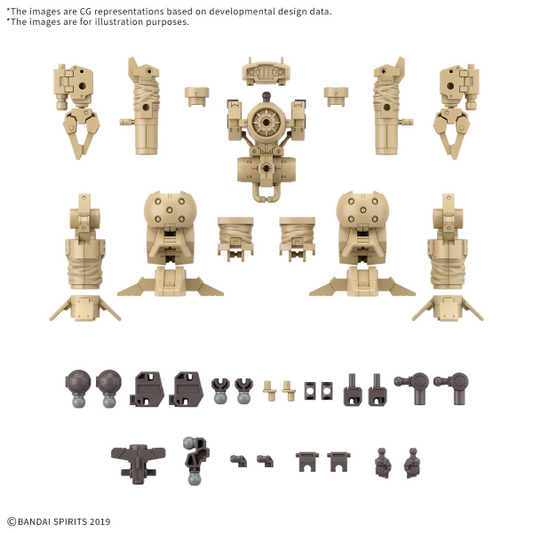 30MM 1/144 OPTION PARTS SET 18 (ARM UNIT/LEG UNIT 2)