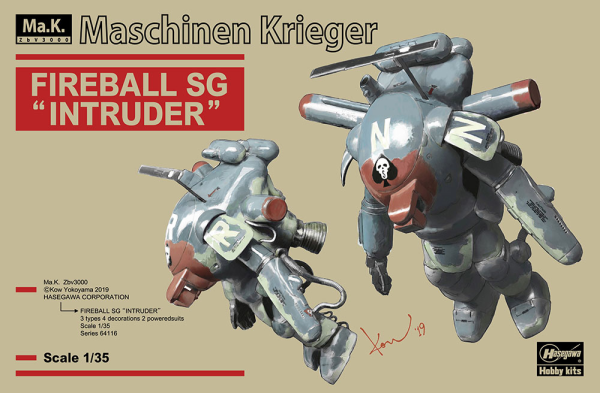 Hasegawa 1/35 FIREBALL SG "INTRUDER" (Two kits in the box)