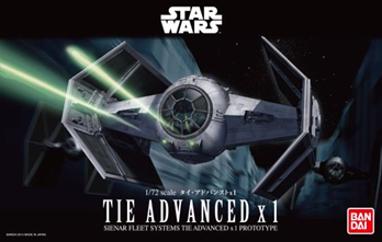 STAR WARS: 1/72 TIE Advanced x1